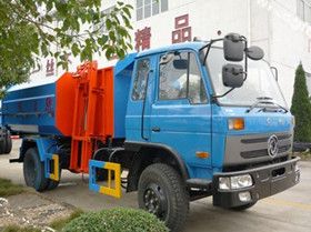 东风12立方挂桶式垃圾车（国五新产品）