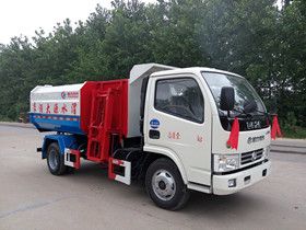 东风5立方挂桶式垃圾车（国五新产品）